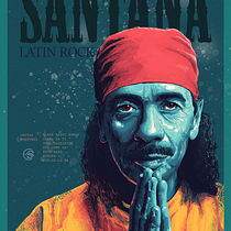 Retrato ilustrado en tonos contrastantes
