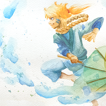 My project in Expressive Manga Illustration in Watercolor course