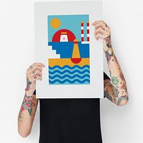 My project in Visual Identity Design: Clean and Simple Geometry course