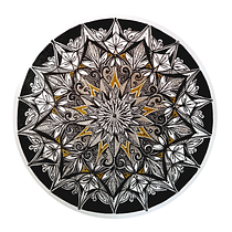 My project in The Art of Mandala Drawing: Create Geometric Patterns course