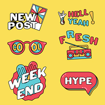Mi Proyecto del curso: Motion graphics para redes sociales: crea un pack de stickers
