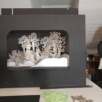 My project in Illustration and creation of a paper theater course