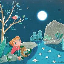 Mi Proyecto del curso: Ilustración narrativa infantil con técnicas mixtas