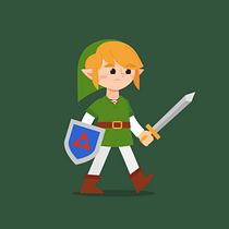 Link en la Mazmorra