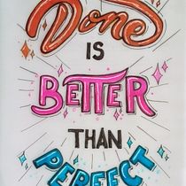 Meu projeto do curso: Introdução ao hand lettering: composição de letras coloridas