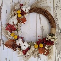 Mi Proyecto del curso: Creación de coronas con flores secas