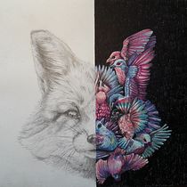 My project in Surrealist Illustration Inspired by Nature course