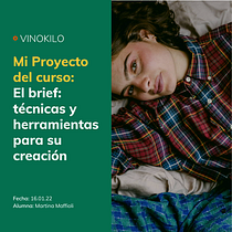 Mi Proyecto del curso: El brief: técnicas y herramientas para su creación_Martina Maffioli