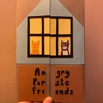 My project in Paper Playground: Create a Papercut Picturebook course