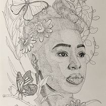 My project in Ink Portraits with Lines and Dots course