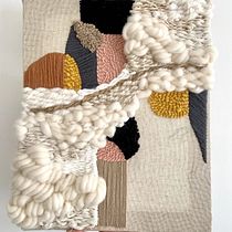 Mon projet du cours : Tissage, broderie et punch needle : création d'un tableau textile