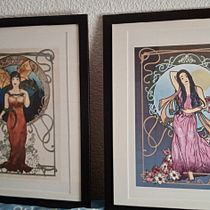 Mi Proyecto del curso: Retrato ilustrado con estilo art nouveau