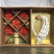 Dia de Muertos diorama made for Paper Sculpture for Set Design