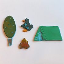 Mijn project van de cursus: Blockprinting voor illustratie