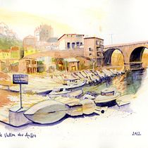Mein Kursprojekt: Moderne Urban Sketching-Techniken in Mixed Media