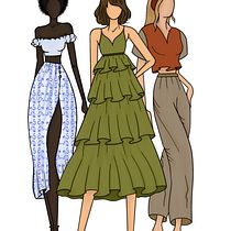Meu projeto do curso: Ilustração de croqui de moda