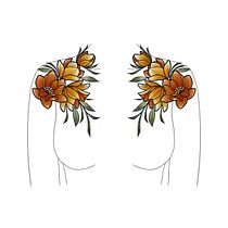 My project in Botanical Tattoo Design with Procreate course