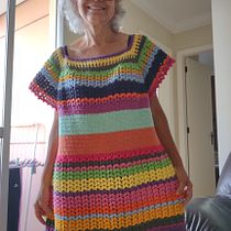 Meu projeto do curso: Técnicas de crochê para criar roupas coloridas