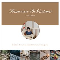 Il mio progetto del corso: Creazione di un piano editoriale mensile per Instagram 