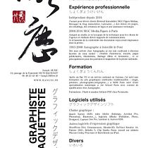 Mon projet du cours : CV pour créatifs : du curriculum à la lettre de motivation 