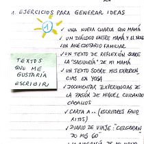 Mi Proyecto del curso: Gimnasio de escritura: de la hoja en blanco a la práctica cotidiana