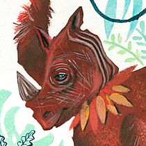 My course project: Creative illustration techniques with gouache