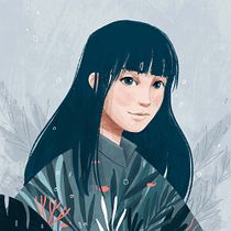 Underwater Girl with Seaweed Dress