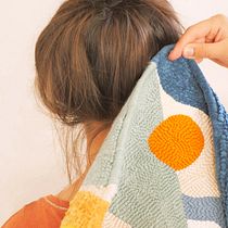 Sunrise Abstract Punch Needle Rug
