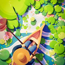 My project for course: Modeling a Colorful 3D World in Cinema 4D and Redshift