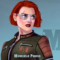 Marcela Prados My course project: Introduction to concept art for expressive character design