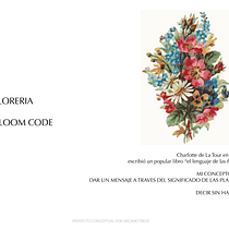 Mi proyecto del curso: Diseño de interiores: crea conceptos creativos- FLORERIA BLOOM CODE