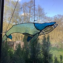 My project for course: Stained Glass with Pressed Flowers: The Tiffany Method