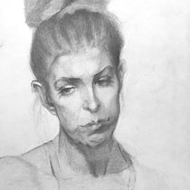 Pensive Woman — Graphite Portrait Study
