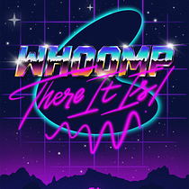 Whoomp Retro Neon Script Poster