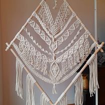 Bohemian Macramé Diamond Wall Tapestry