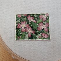 My project for course: Embroidery Techniques for Floral Patterns on Felt 
