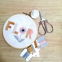Mi proyecto del curso: Técnicas avanzadas para bordar letras con telas de colores