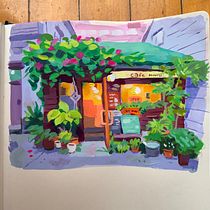 My project for course: Gouache Painting of Urban Landscapes