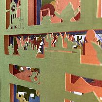 My project in Paper Playground: Create a Papercut Picturebook : de olifant in de vitrinekast
