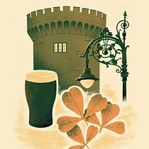 Stout, Tower, and Autumn Leaves