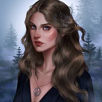 "Morning Mists" My project for course: Digital Painting of Characters in Photoshop 