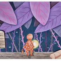 Mi proyecto del curso: Ilustración narrativa infantil con técnicas mixtas