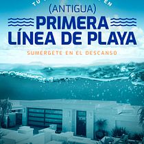 Primera línea de playa — diseño gráfico