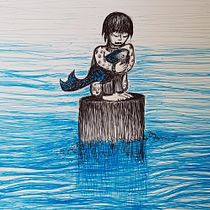 Meu projeto do curso: Ilustração artística surrealista com caneta