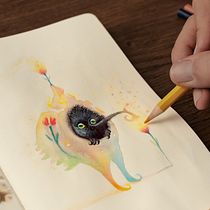 Mein Kursprojekt: „Fantasy-Natur-Skizzenbuch: Zeichne außerweltliche Kreaturen“