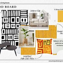 My project for course: African-Inspired Interior Design: Explore Color and Pattern