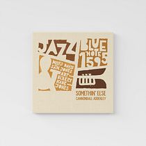 Jazz Poster im Vintage-Lettering-Stil