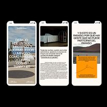 Revistas móviles sobre el paraíso
