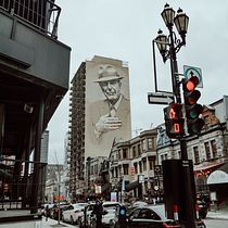 Winter in the streets of Montreal