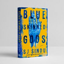 Blue Skinned Gods — Bold Typographic Cover